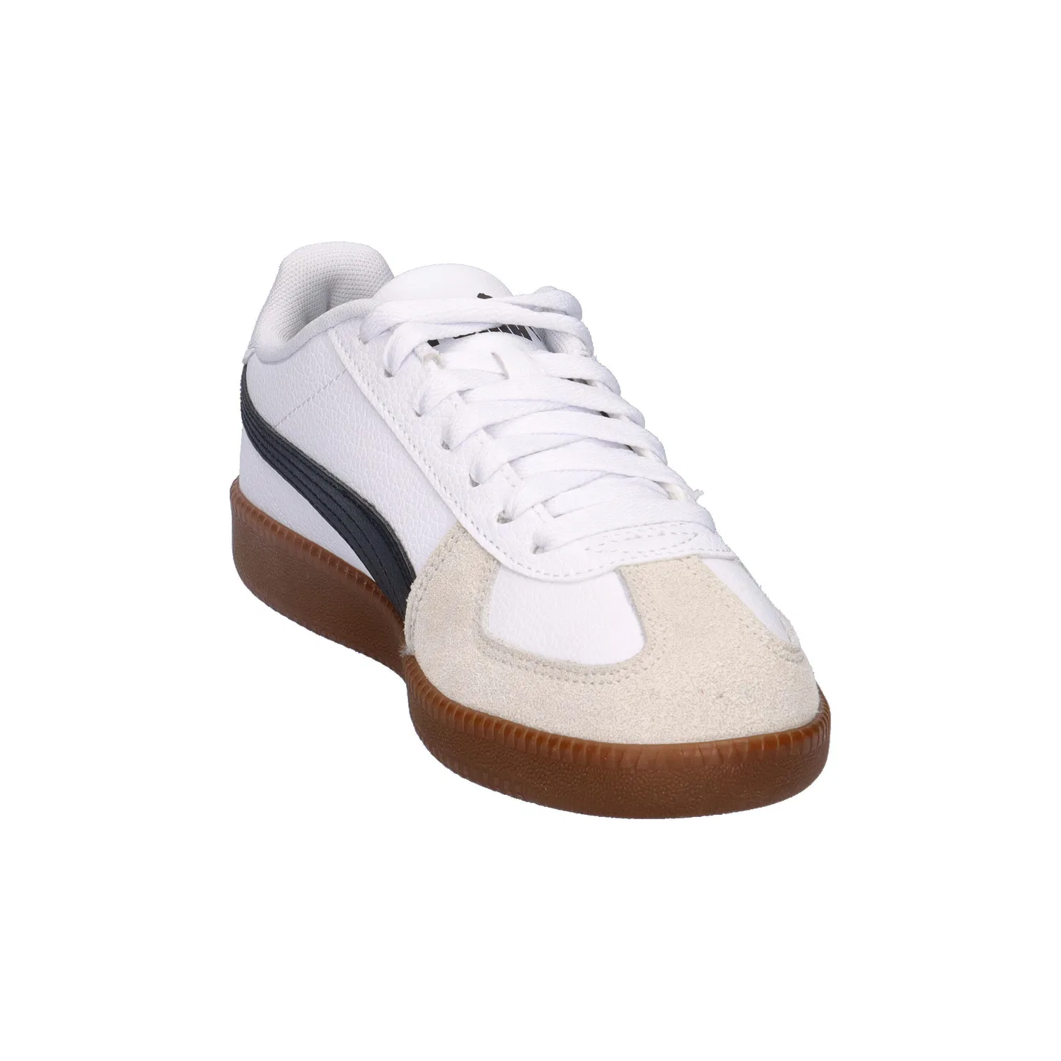 Детские кроссовки с замшевым верхом Puma Club LT Jr, Weiß Schwarz — фото 2