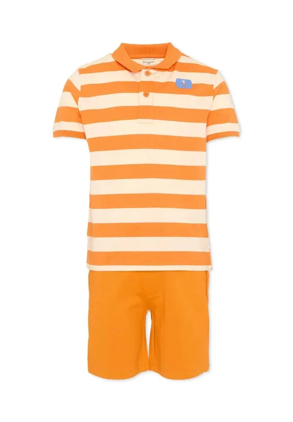 Спортивные брюки из хлопка Tru Trussardi Junior, Orange, оранжевый