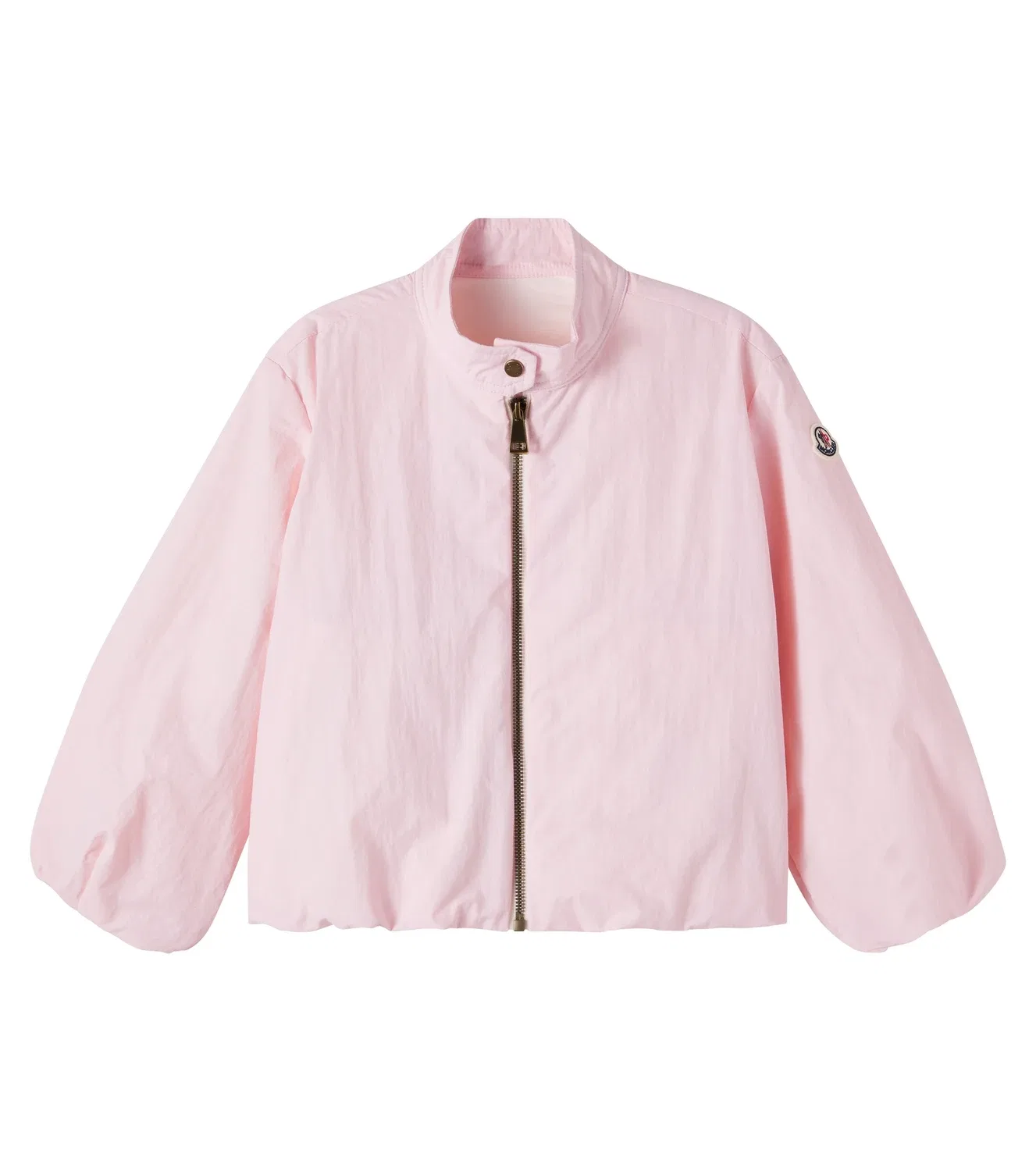Легкая куртка с логотипом Moncler Enfant, розовый