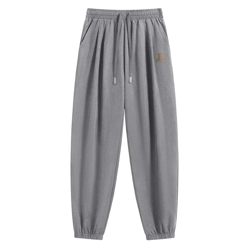 Детские свободные брюки-карго джоггеры Tonlion, Цвет Heather Grey