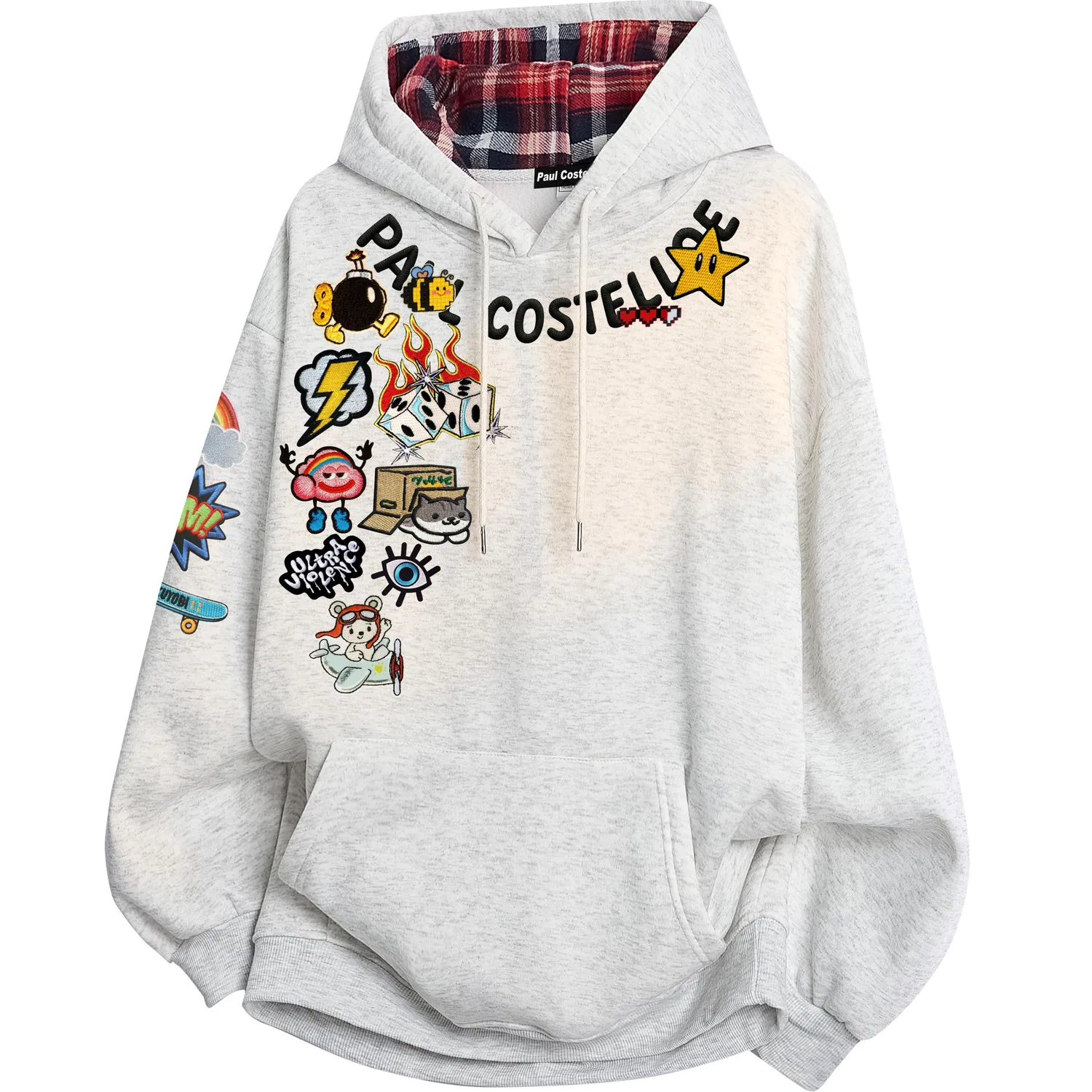 Детский свитшот унисекс с длинным рукавом Gray Paul Costelloe