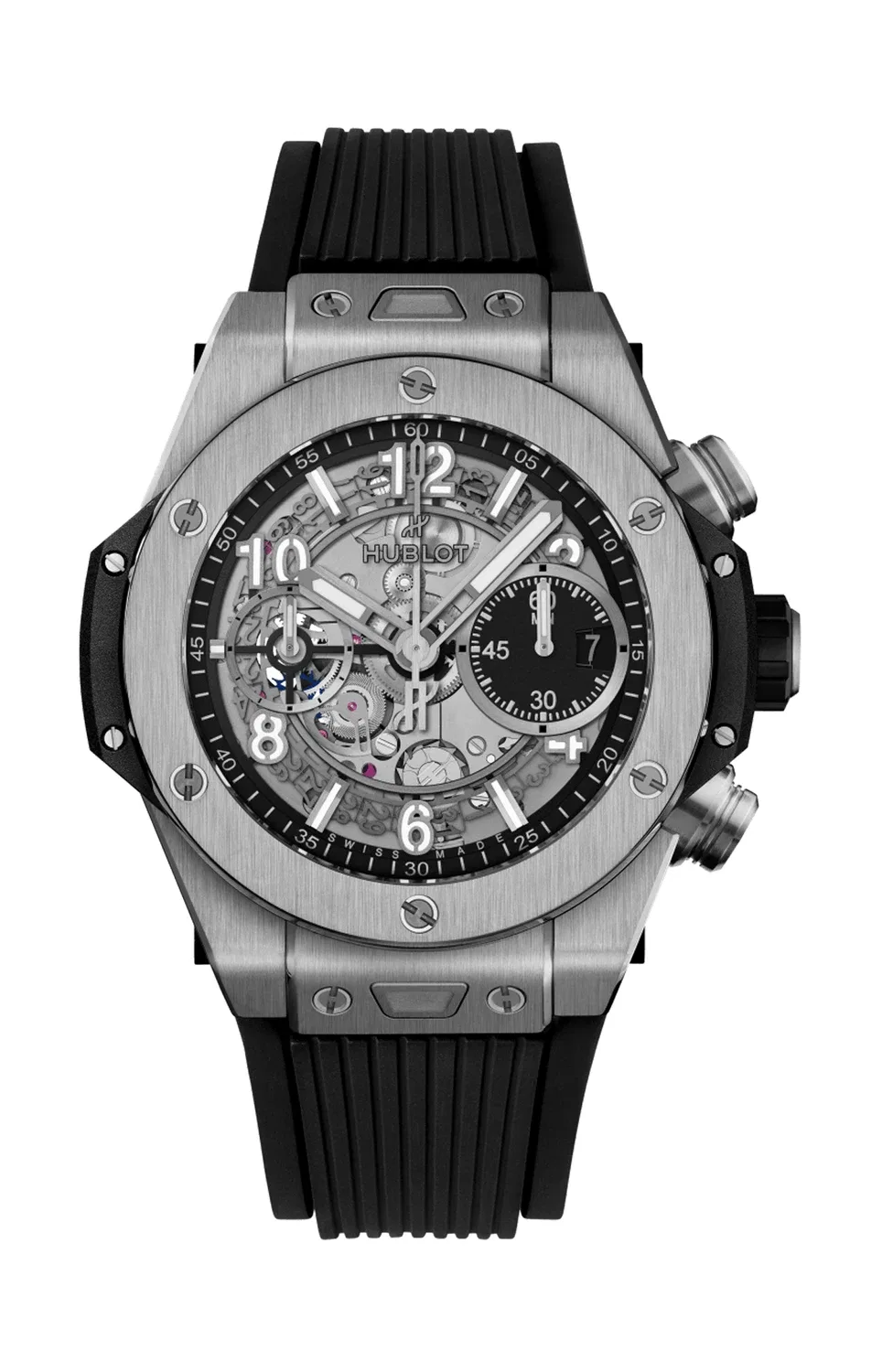Биг Бенг Юнико Титан 42 мм - 441.NX.1171.RX HUBLOT, серебряный