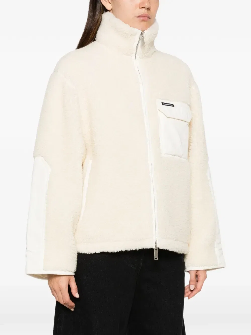 Флисовая куртка на молнии Soren Canada Goose, бежевый — фото 3
