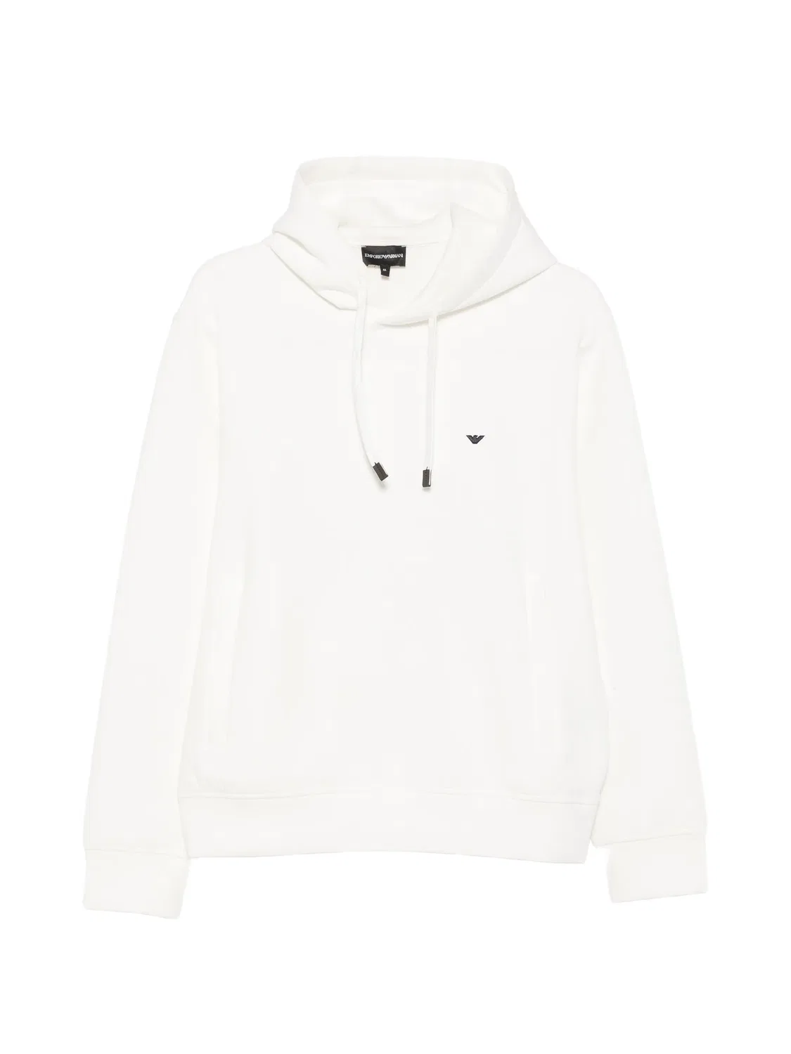 Худи с кулиской, белое Emporio Armani, белый