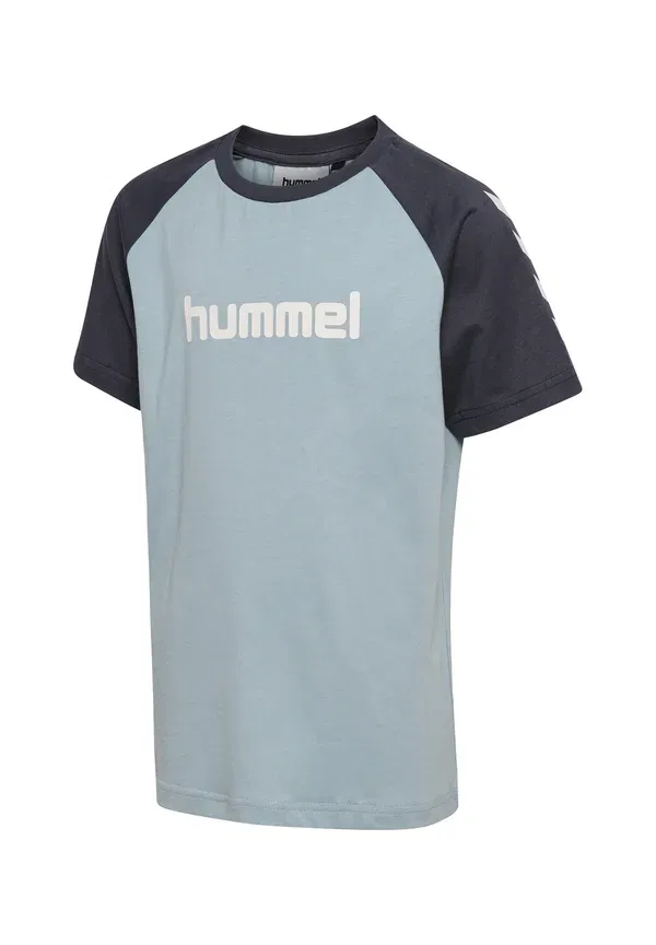 Футболка унисекс с принтом Hummel, голубой — фото 4