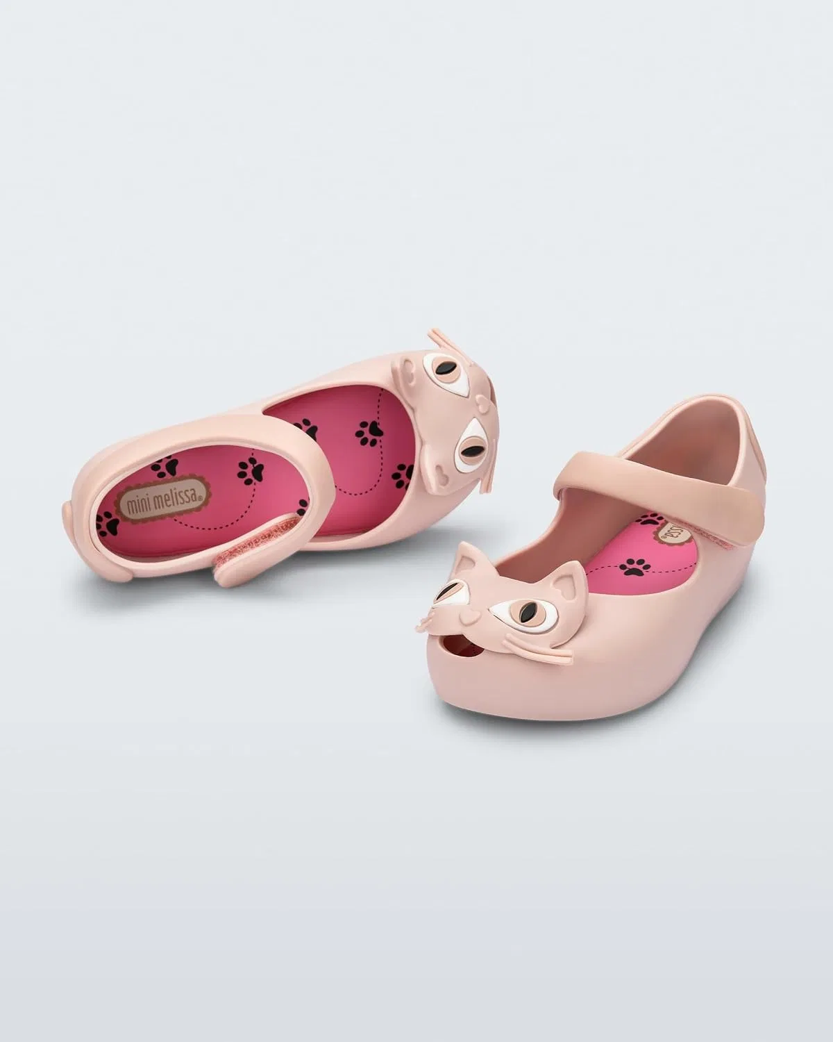 Детские туфли Мэри Джейн mini melissa Ultragirl II Mary Jane Flat, Light Pink — фото 4
