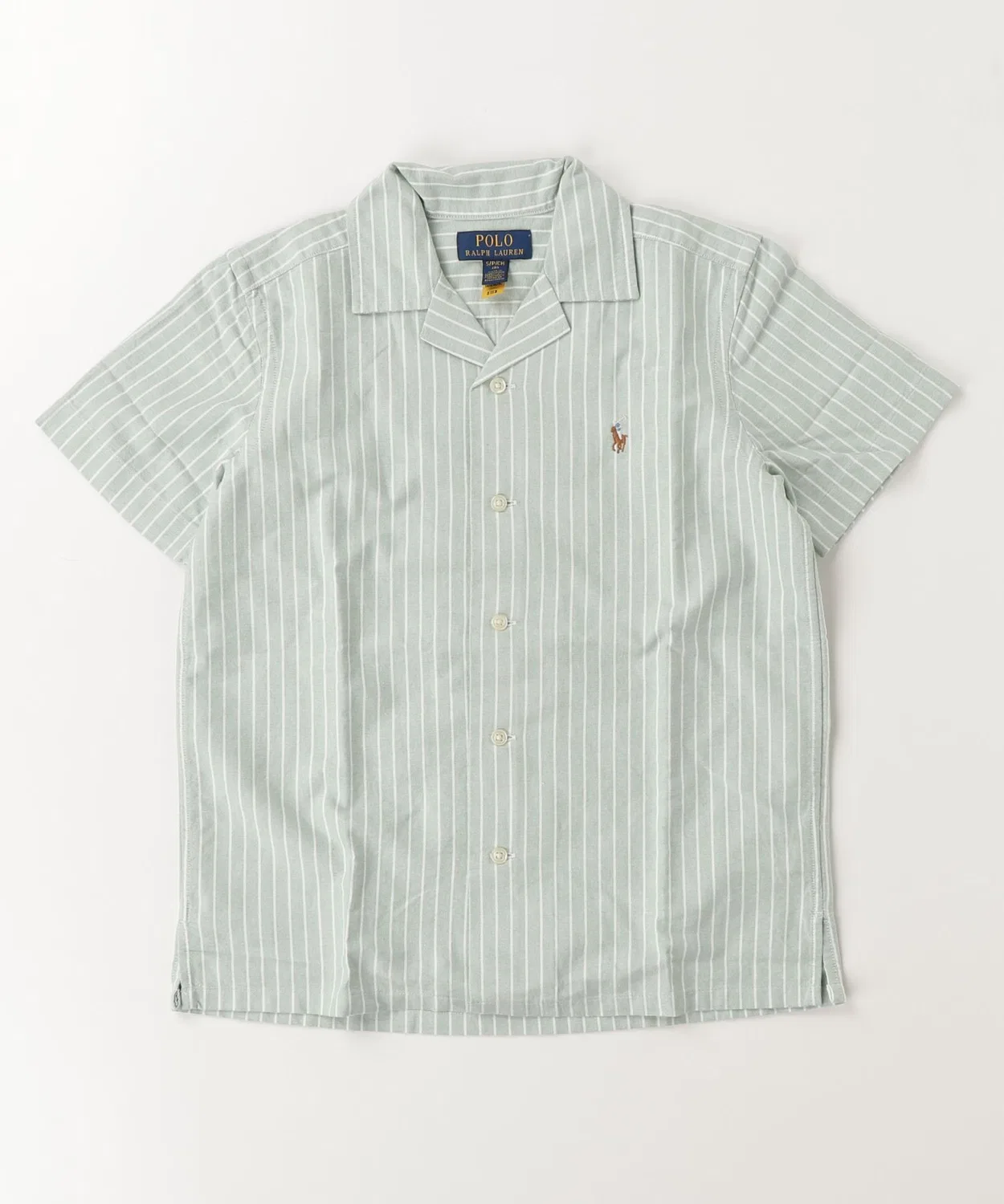 Детская рубашка в полоску из хлопка с длинным рукавомPolo Ralph Lauren Childrenswear, Multi — фото 3