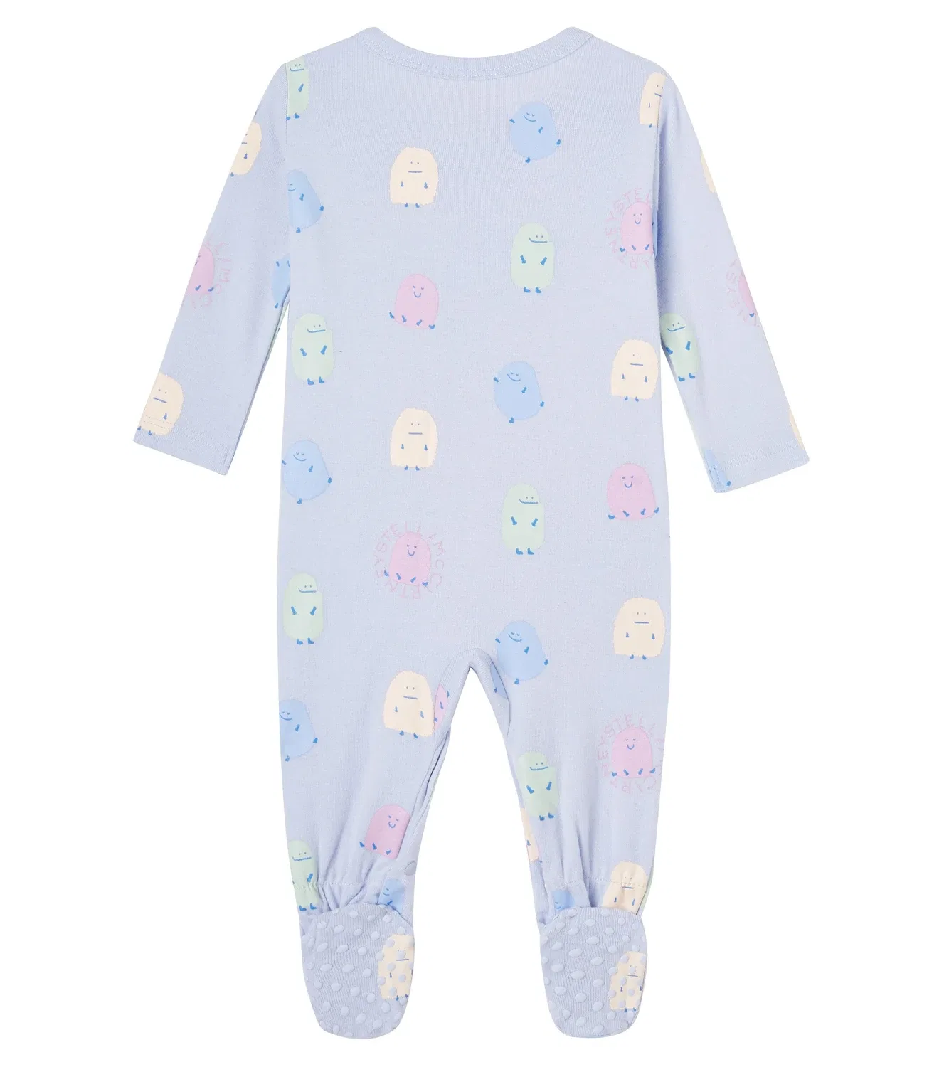 Комплект боди и комбинезона с принтом Stella Mccartney Kids, синий — фото 4