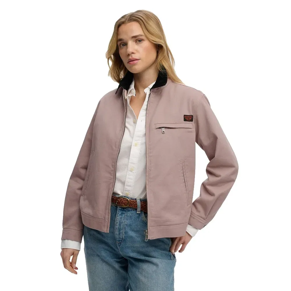 Куртка Ranch с вельветовым воротником Superdry, бежевый