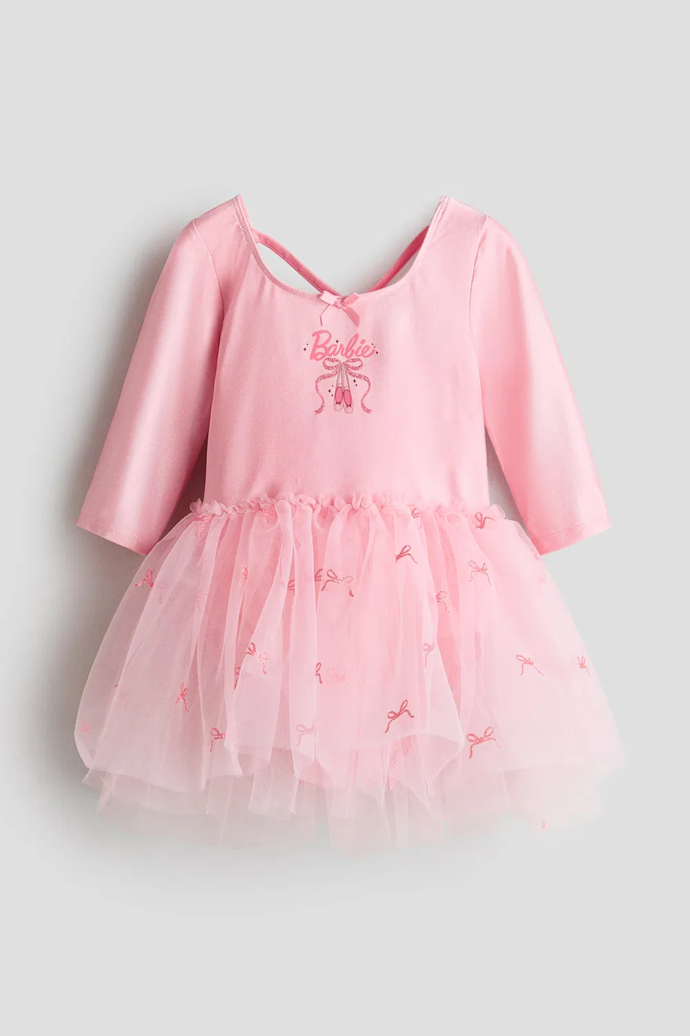Балетный купальник с юбкой из тюля H&M, Rosa/Barbie