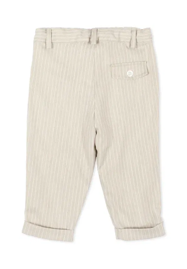 Брюки полосатые Pantaloni Patachou, Beige, бежевый — фото 2