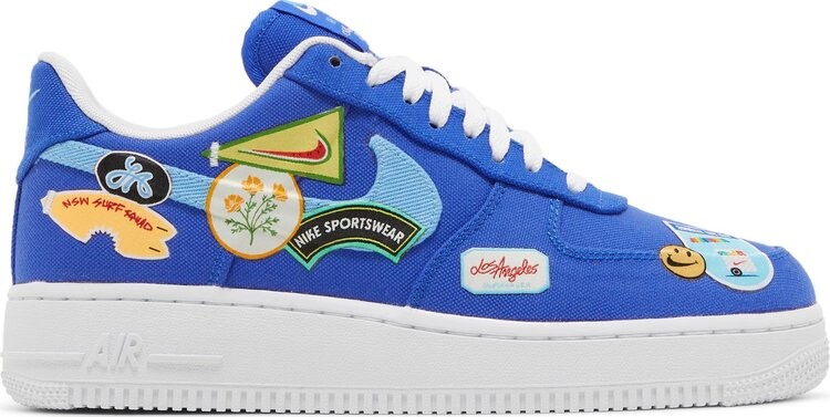 

Кроссовки Nike Air Force 1 '07 'Patched Up - Los Angeles', синий
