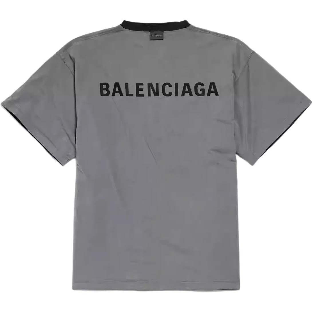 Мужская футболка Regular Fit Balenciaga, Faded Gray — фото 3