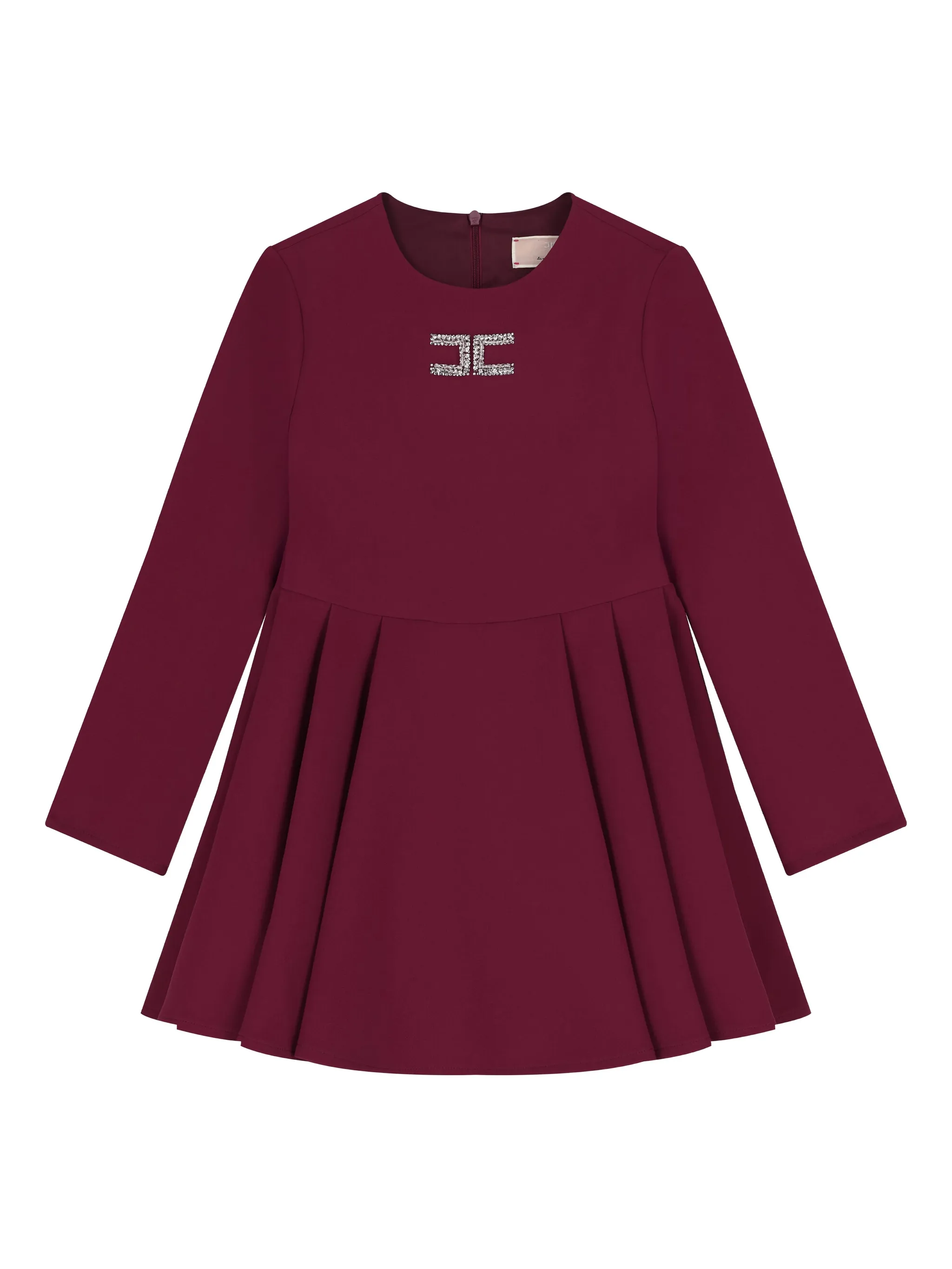 

Платье с логотипом Elisabetta Franchi Kids, красный