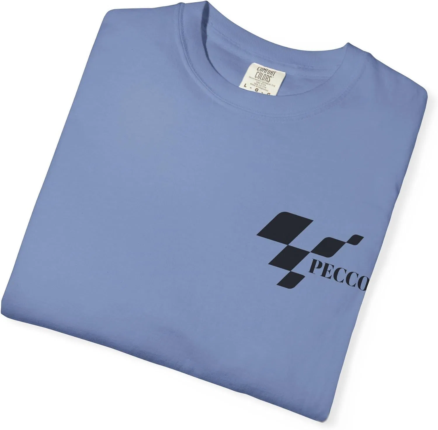 Унисекс футболка с принтом Bagnaia 63 Comfort Colors, Washed Denim — фото 3