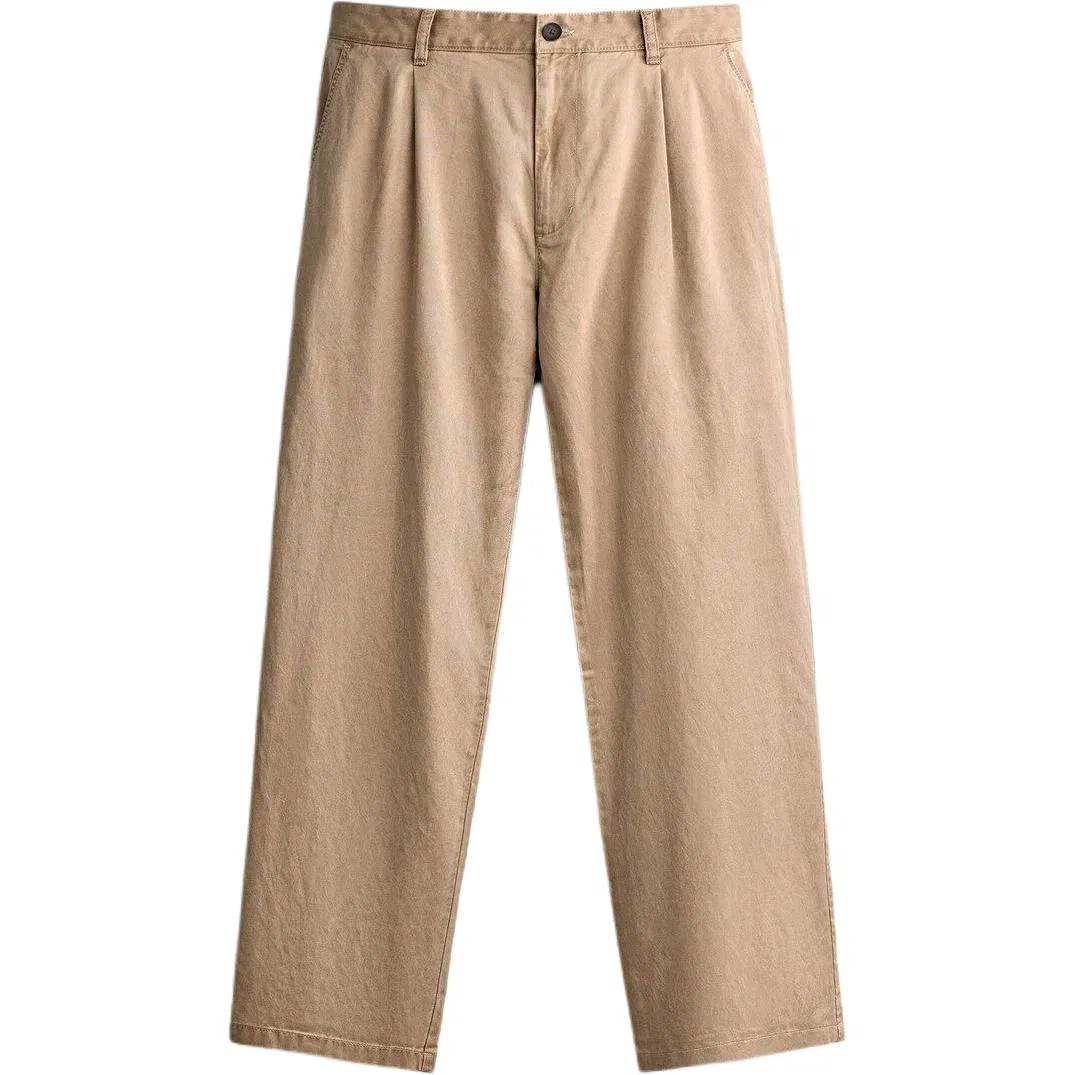 Мужские брюки прямого кроя Beige ZARA, Beige