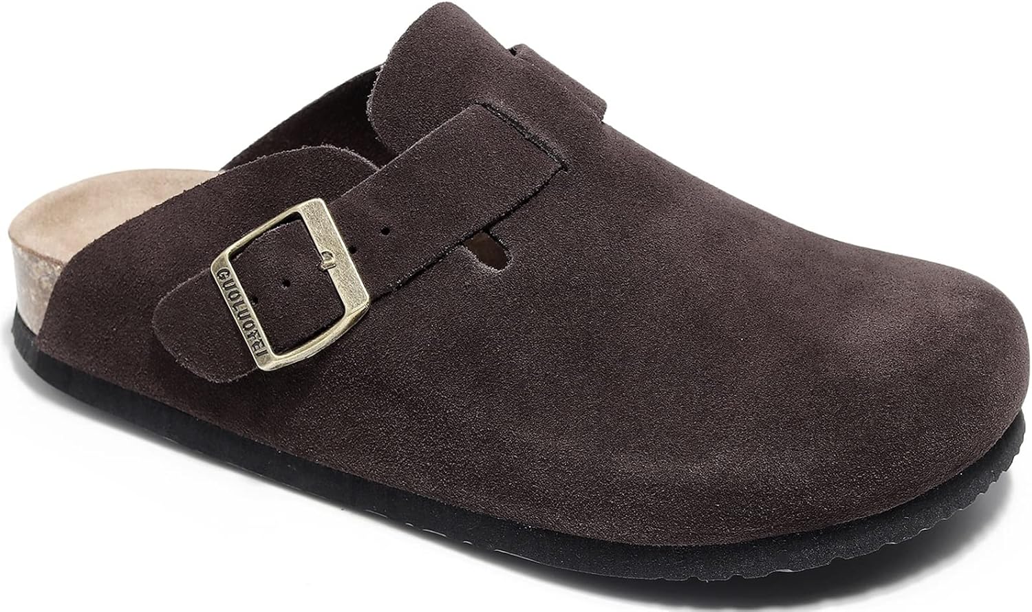 

Сабо RBPWU для женщин и мужчин, женские замшевые сабо-мюли, домашние тапочки для женщин и мужчин с поддержкой свода стопы, Coffee