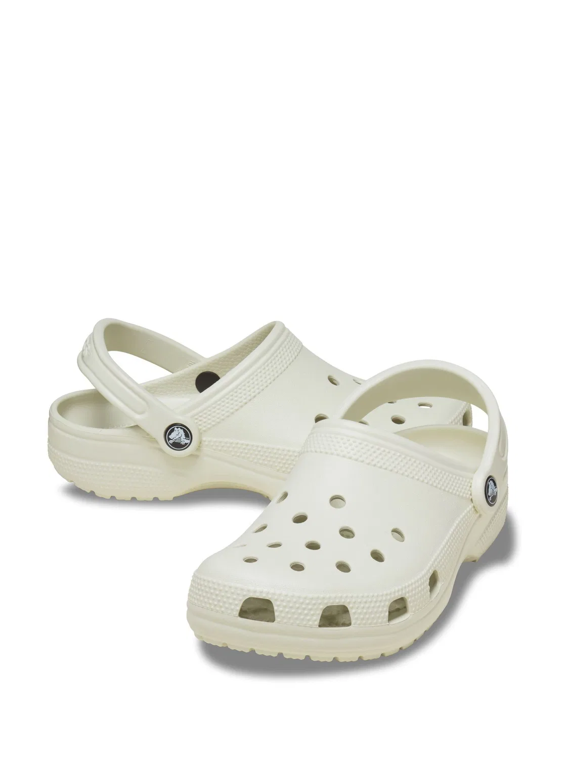 Клоги Crocs Classic Clogs, кремовый — фото 4