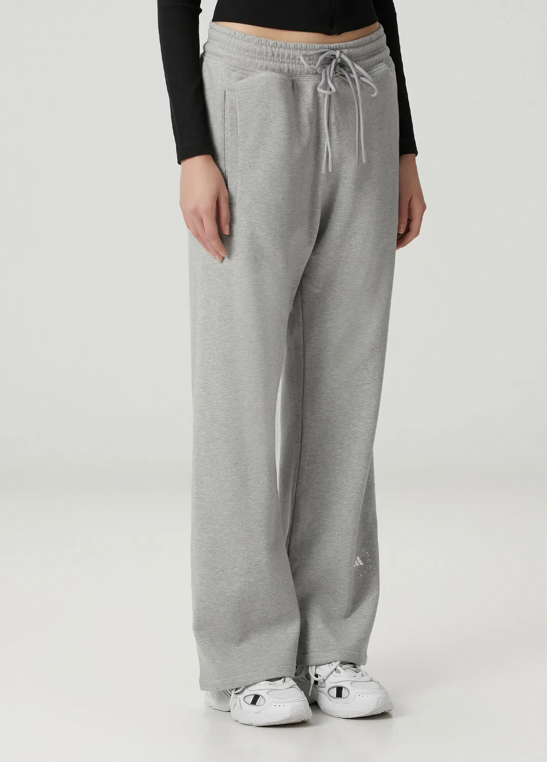 Спортивные брюки Straight Leg Adidas, светло-серый — фото 3