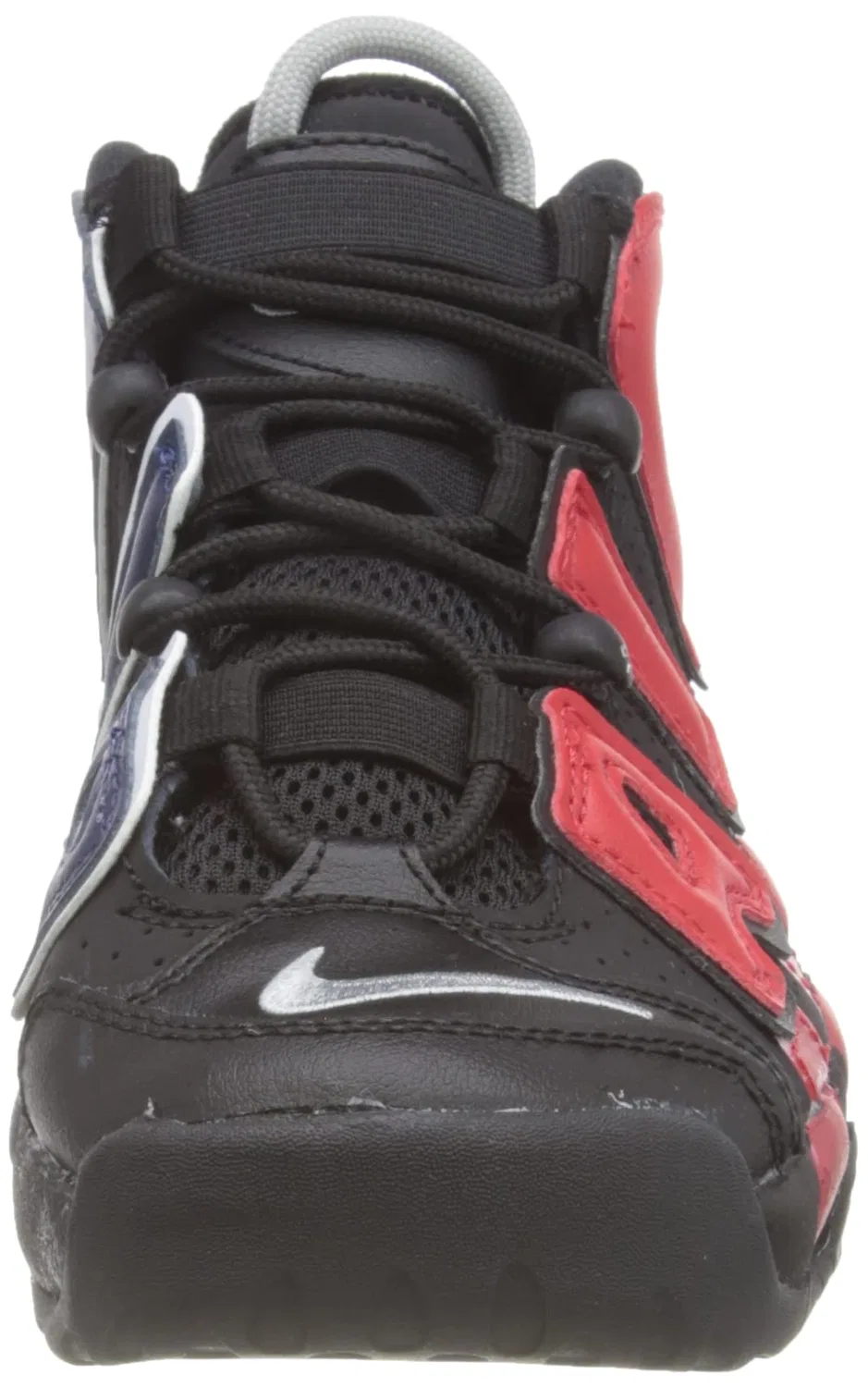 Детские кроссовки для мальчиков с принтом NIKE Air More Uptempo GS NIKE, Red Navy — фото 4
