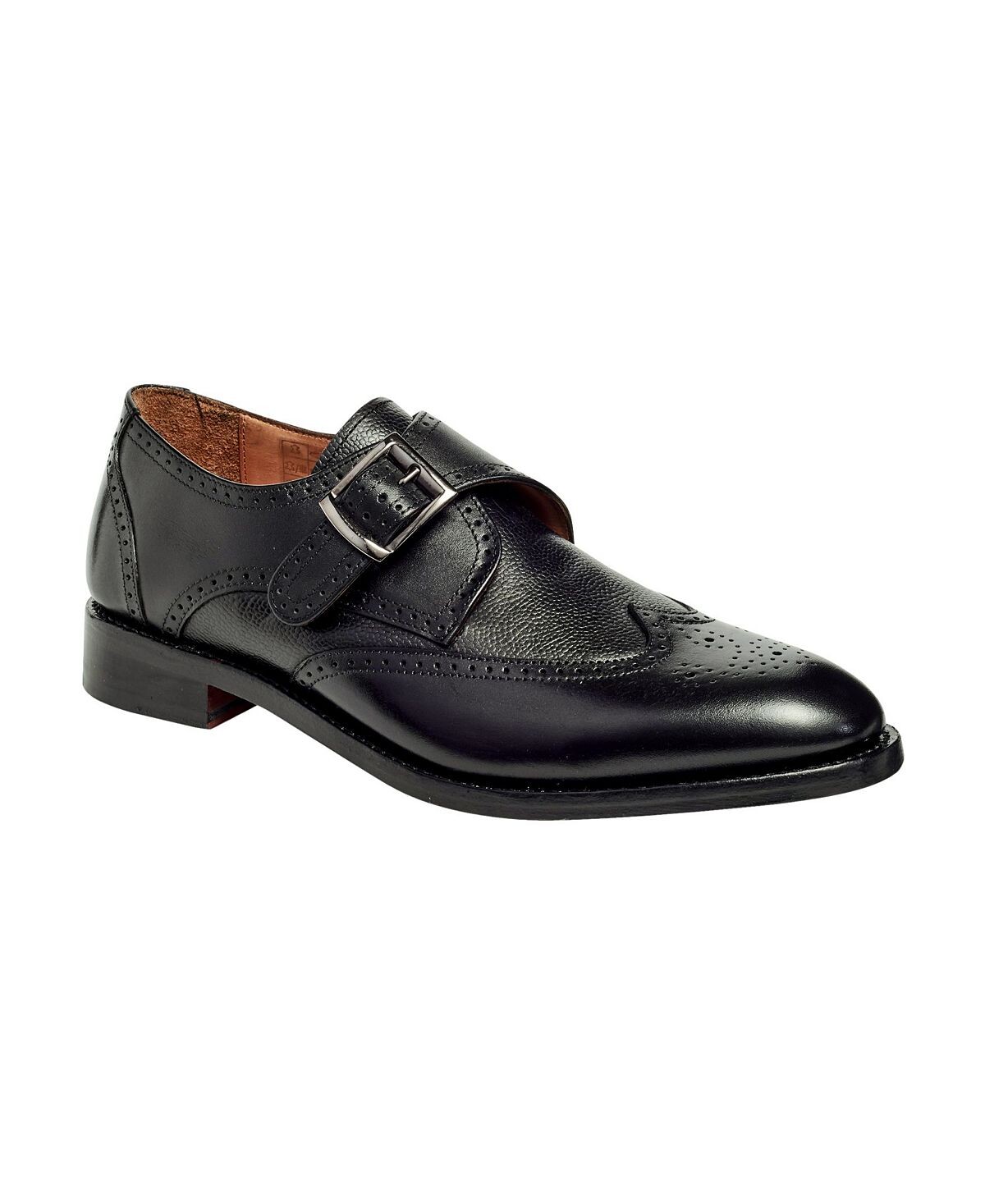 

Мужские туфли roosevelt iii single monkstrap wingtip goodyear Anthony Veer, черный