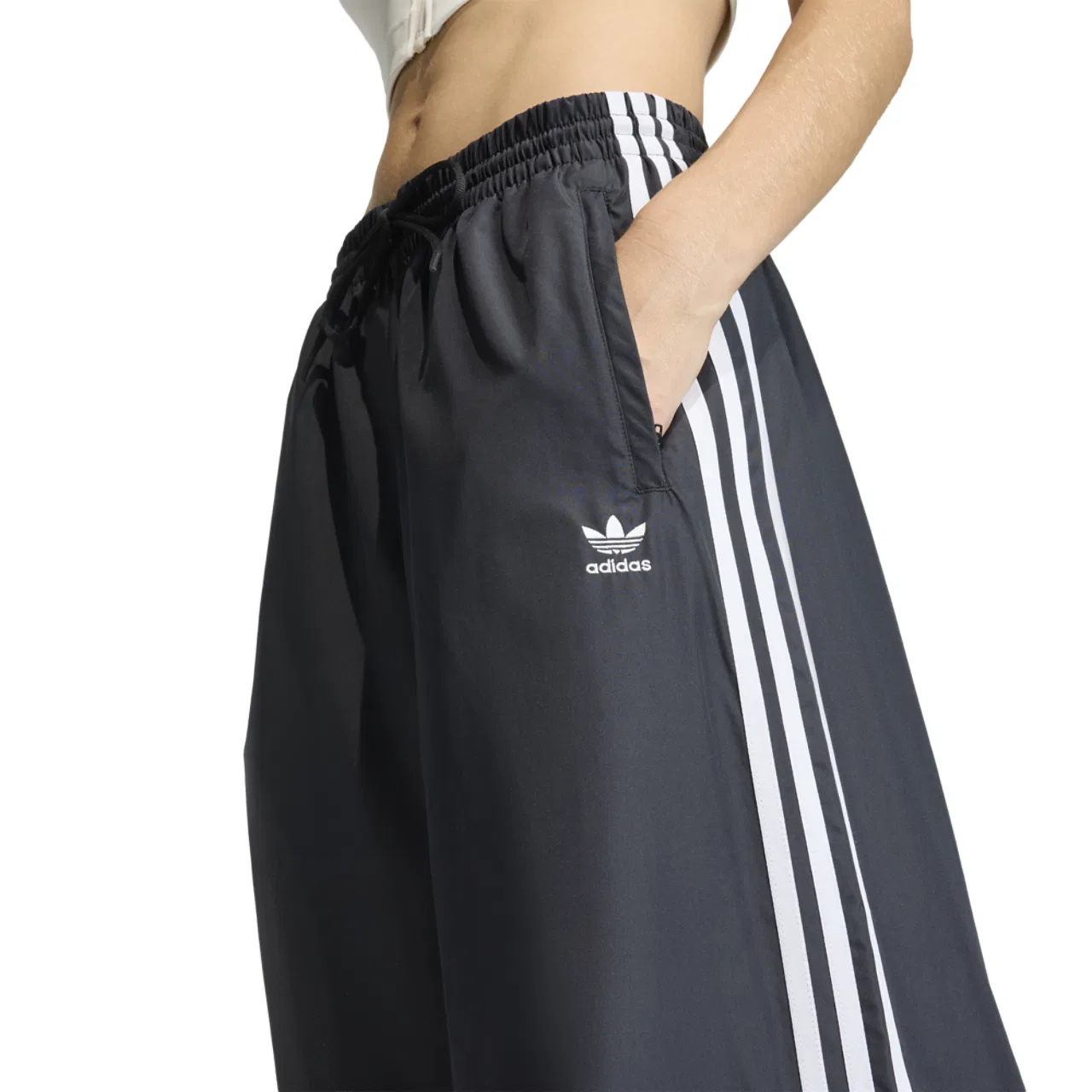 Женские спортивные брюки Firebird Adidas, черный/белый — фото 3
