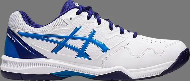 

Кроссовки gel dedicate 7 'white electric blue' Asics, белый, Белый;серый, Кроссовки gel dedicate 7 'white electric blue' Asics, белый