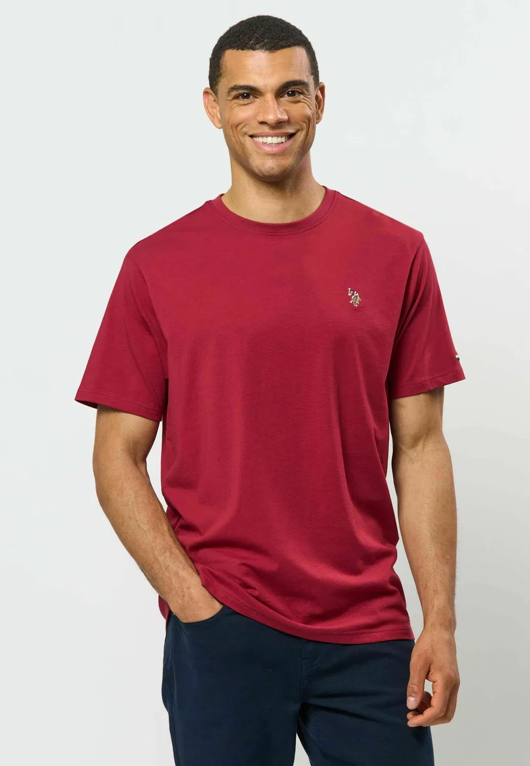 Umnord - базовая футболка U.S. Polo Assn., Tibetan Red