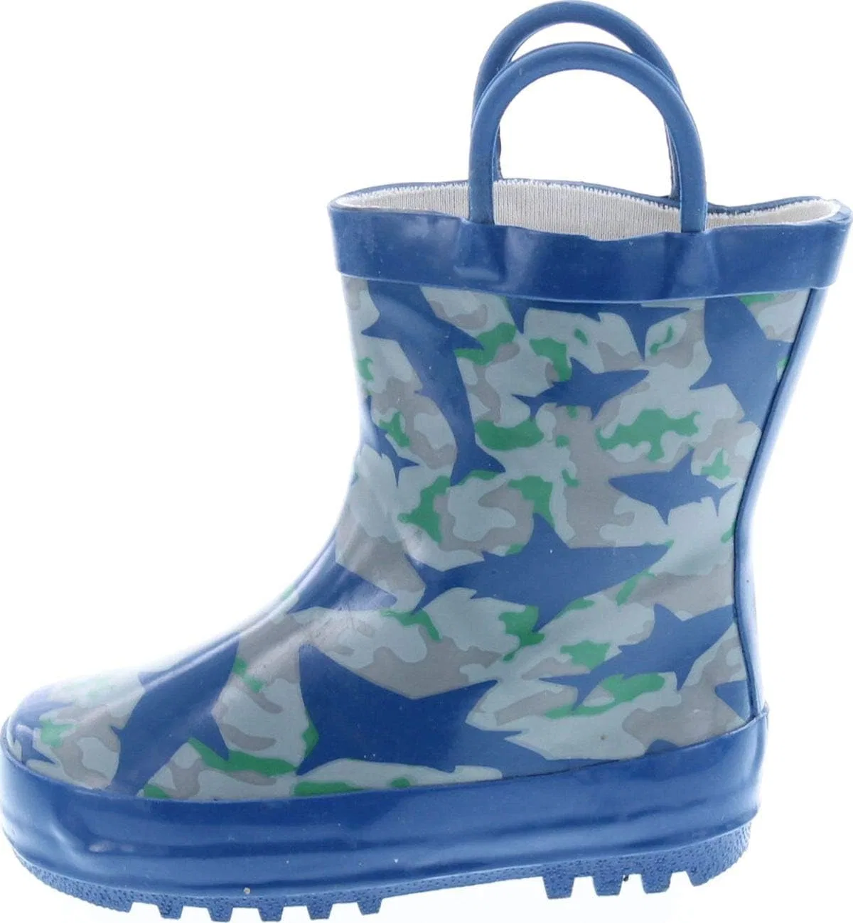 Детские сапоги для мальчиков с камуфляжным принтом Static Footwear, Shark Camo — фото 2