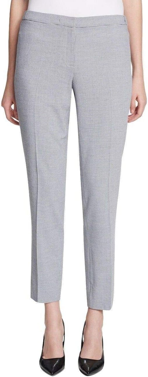 

Женские брюки Calvin Klein из сирсакера на молнии спереди, Black 4020