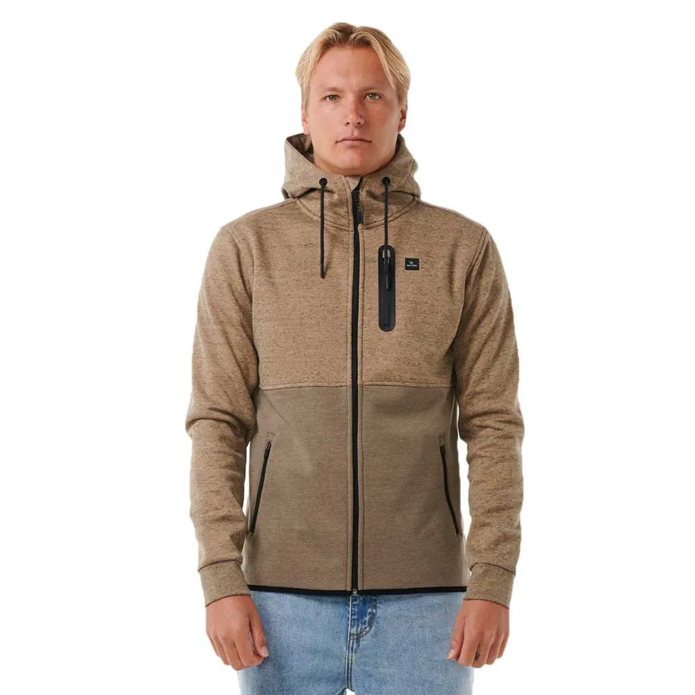 

Толстовка Rip Curl Anti Series Departed full zip, коричневый