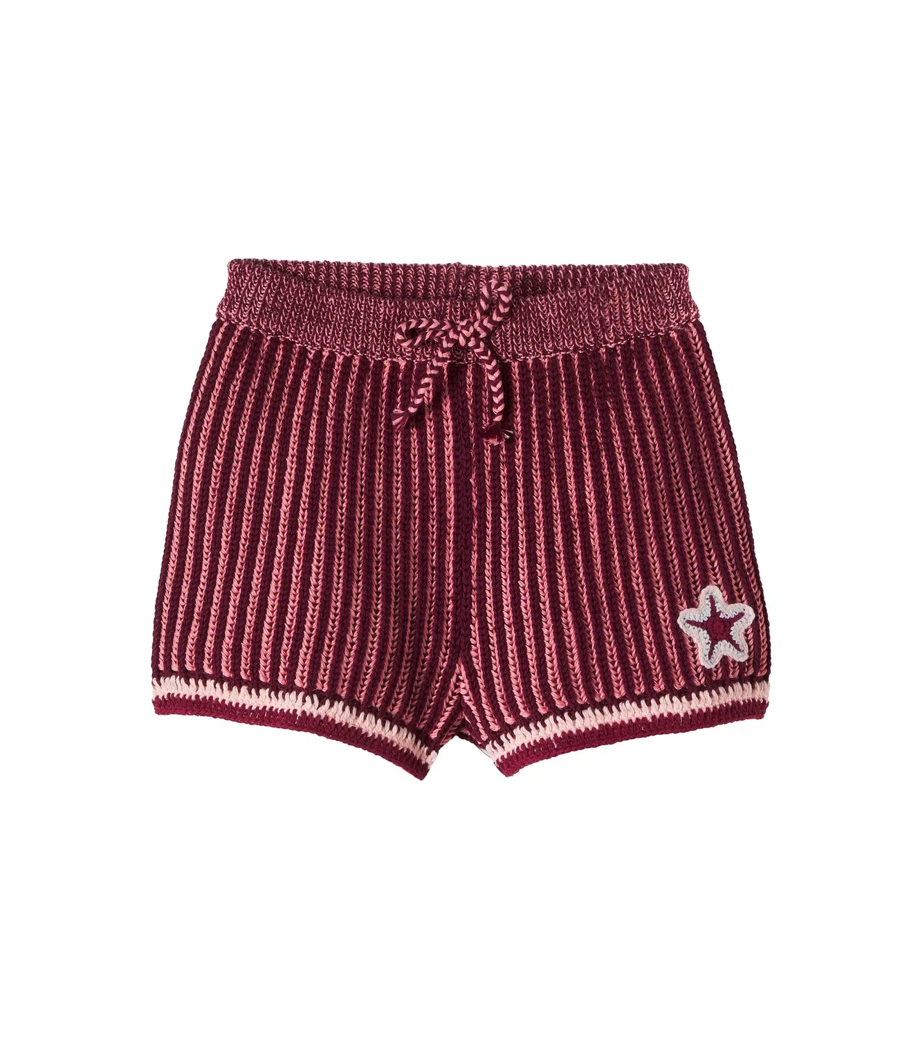 Шорты хлопковые Zimmermann Kids, красный
