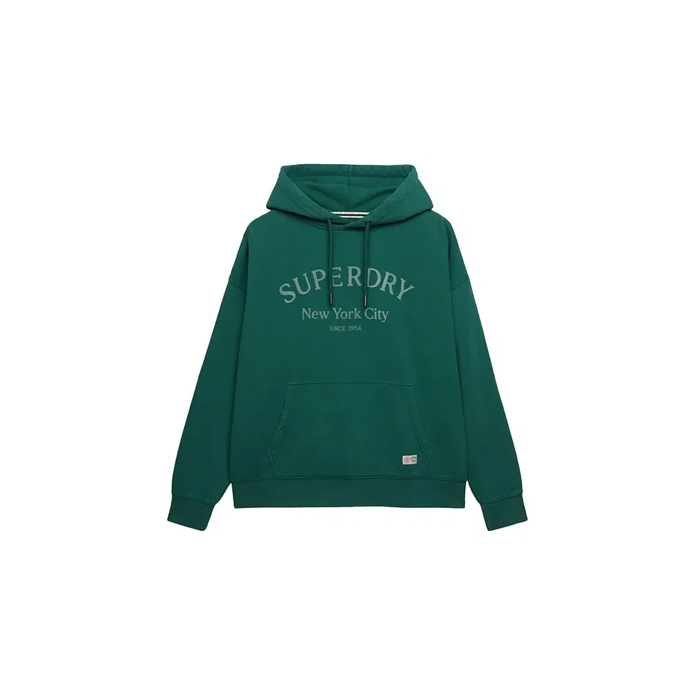 Худи Superdry Luxe Casual Relaxed, зеленый — фото 3
