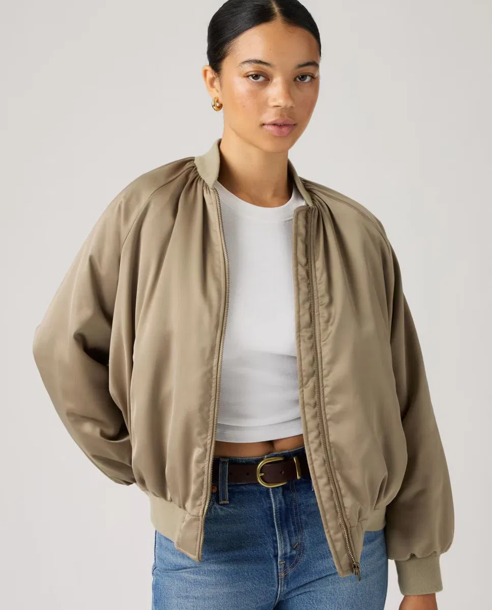 Женская куртка, Bomber, Levi's, светло-коричневый — фото 4