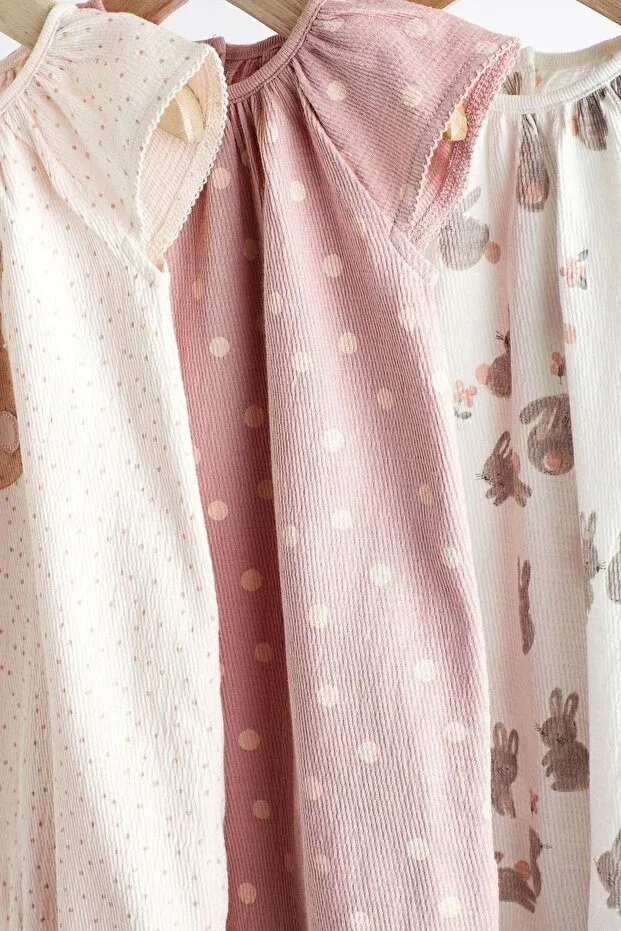 Детский комплект для новорожденных хлопковый Next Baby, Pink — фото 3