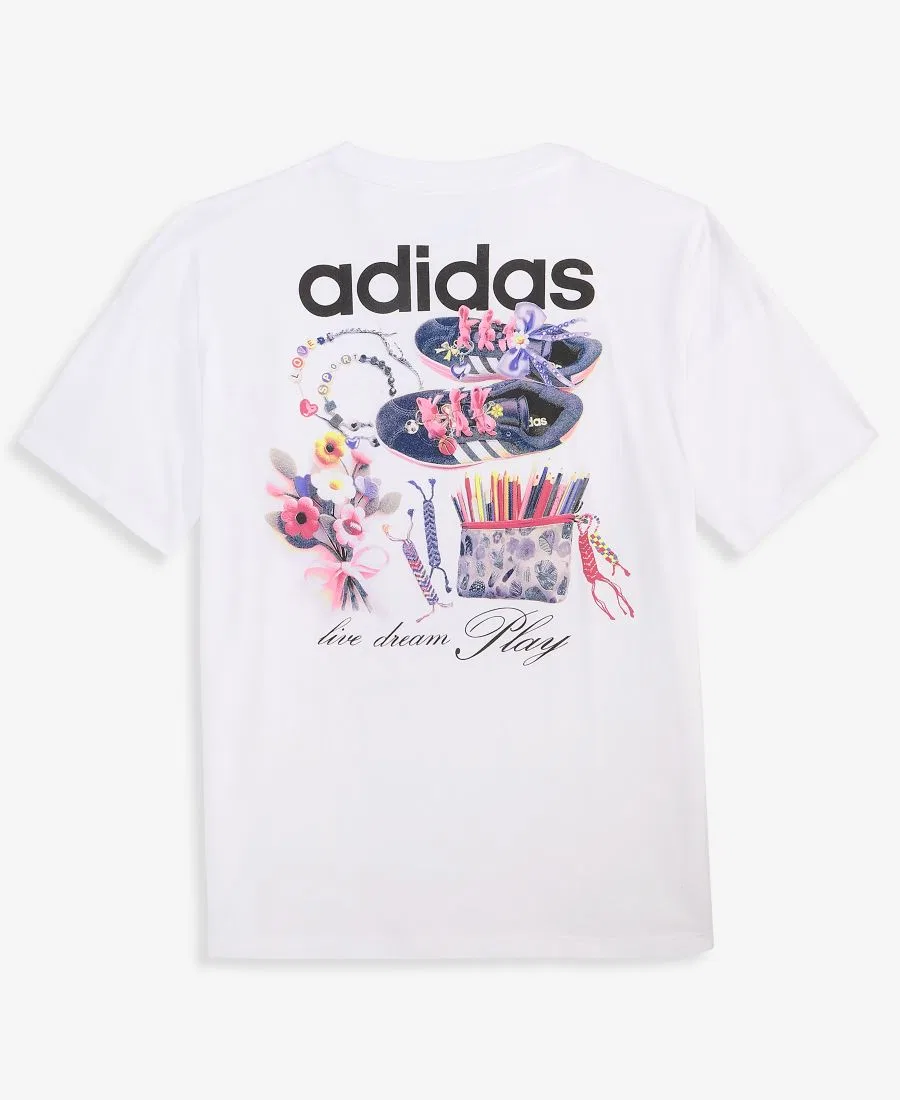 Футболка с коротким рукавом с принтом Yay Sports adidas, White — фото 3