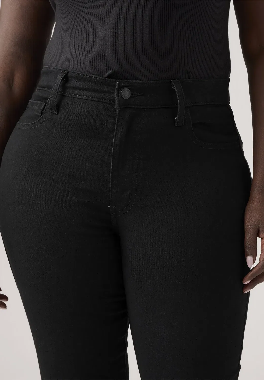720 hirise super skinny black squared - джинсы узкий крой Levi'S, I'Ve Got This - Blacks — фото 4