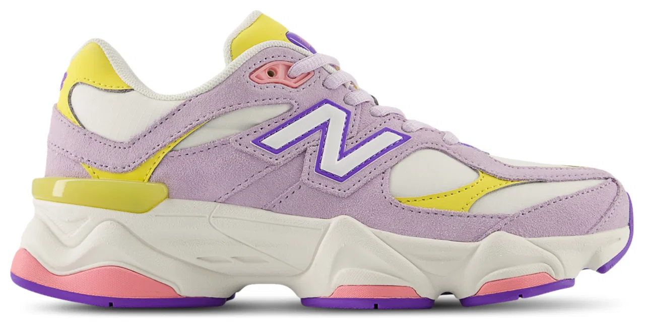Кроссовки для девочек 9060 New Balance, цвет Lilac/Yellow