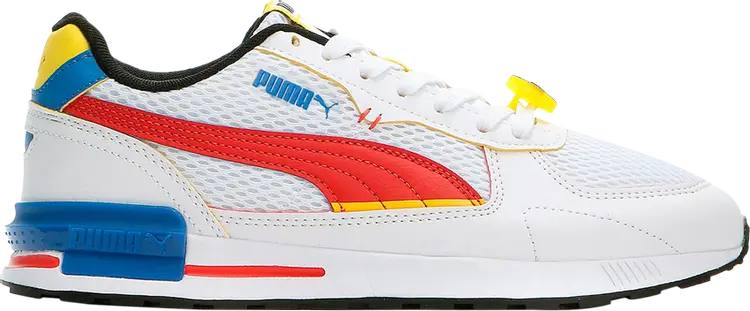 

Кроссовки Puma SmileyWorld x Graviton Big Kid White High Risk Red, белый