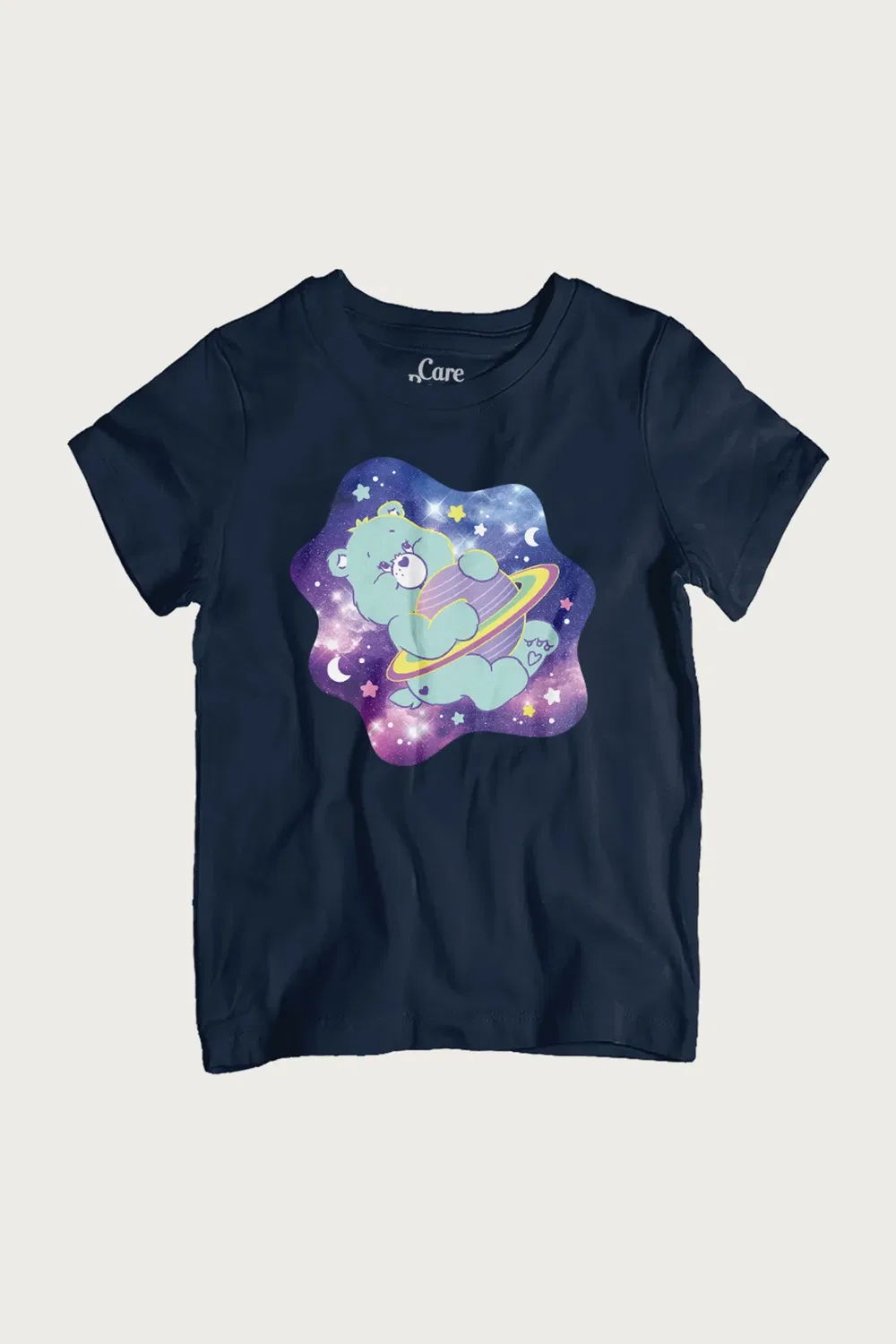 Футболка с принтом Bedtime Bear Dreaming of Space Care Bears, Navy — фото 2