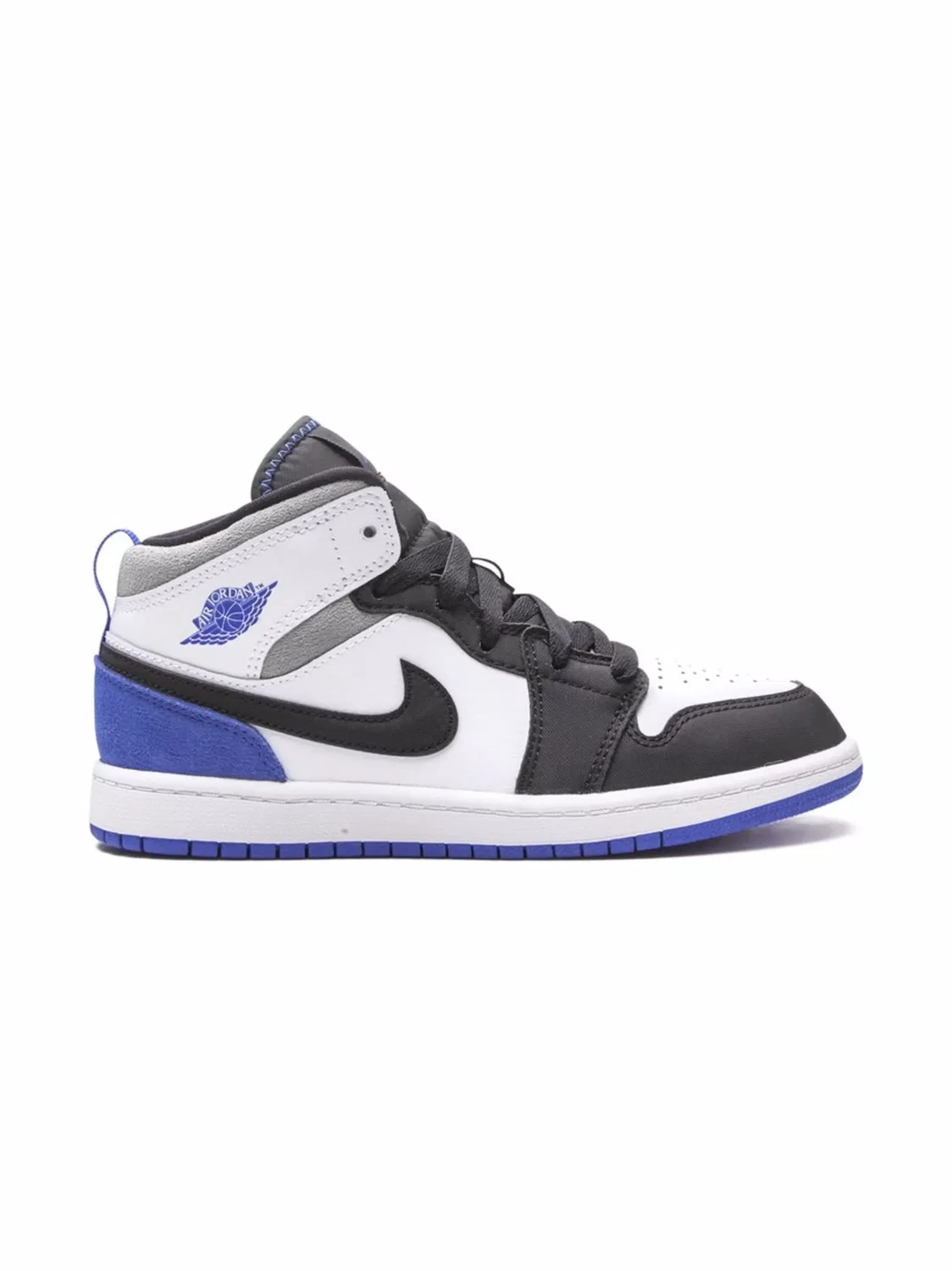 Кроссовки Jordan 1 Mid SE "Royal Black Toe" — фото 2