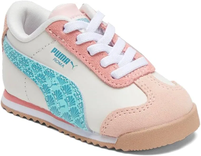 Детские кроссовки для девочек на шнуровке Roma Nouvelle Travels PUMA, White — фото 2