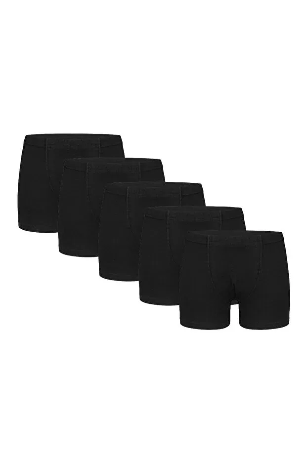 Детские боксеры для мальчиков хлопковые 5 шт Donella, Black