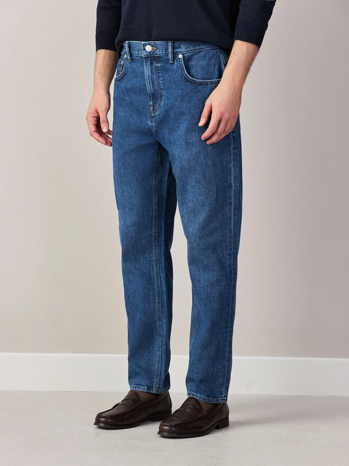 Джинсы Regular Fit Mid Blue Denim Next