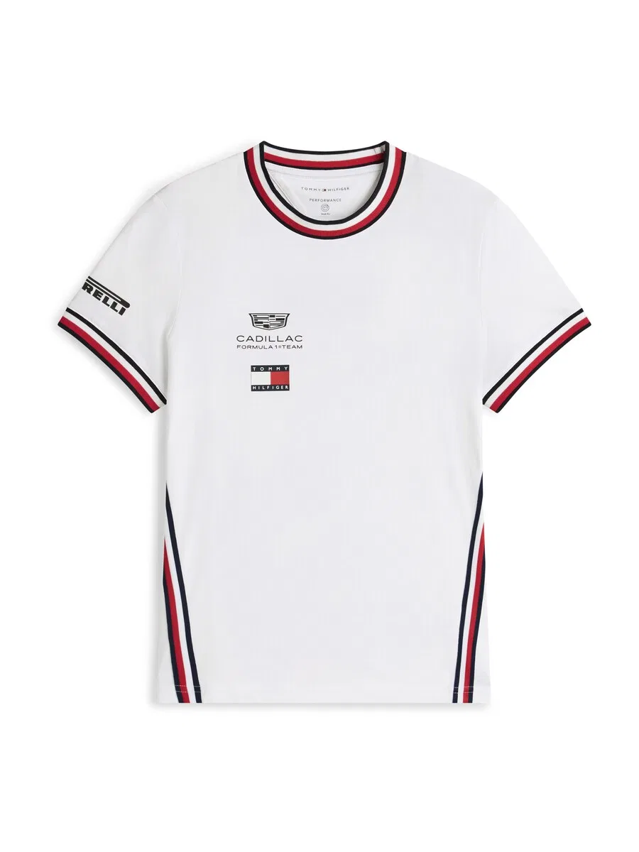 Футболка TOMMY HILFIGER 'TH x CF1' белого цвета