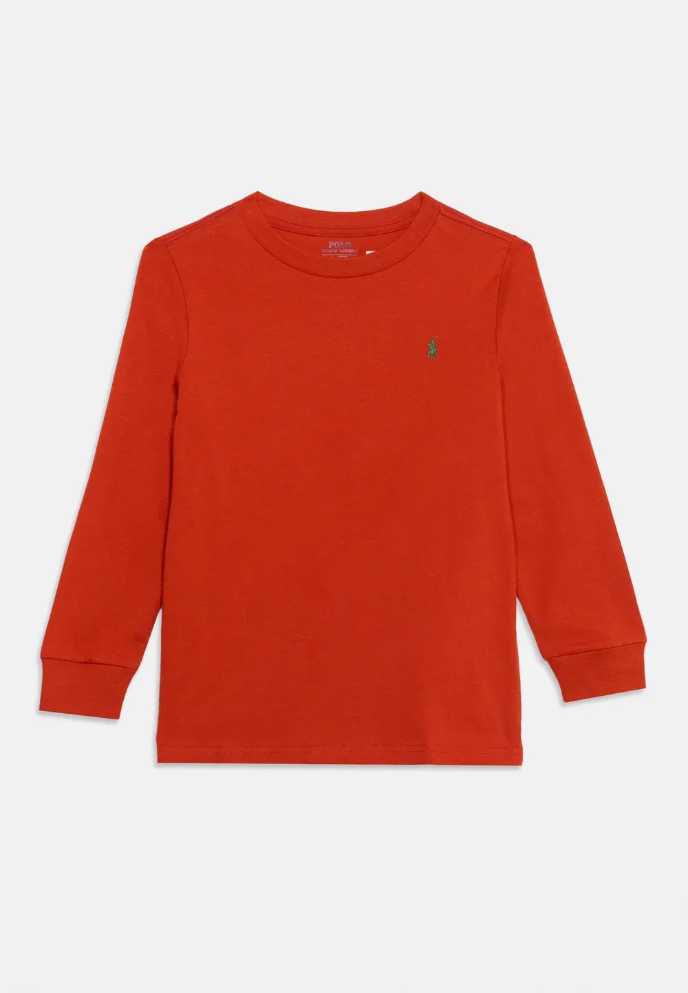 Футболка с длинными рукавами из хлопкового трикотажа, размер 2-6 лет Polo Ralph Lauren, Varsity Orange — фото 3