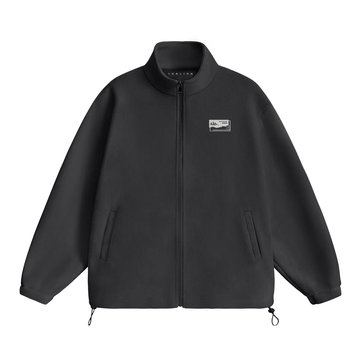 Детское пальто из велюра с принтом Tonlion, Off-White (Tn Dome Summit Badge) — фото 3