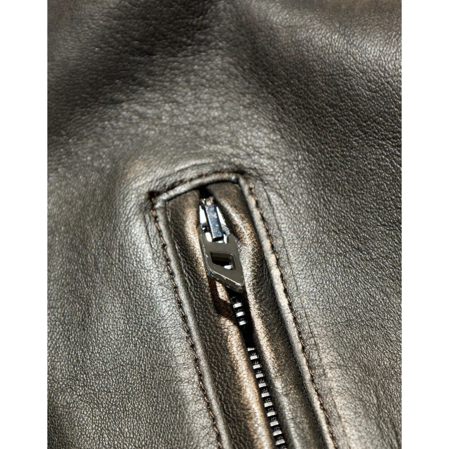 Кожаная куртка L Emma, DIESEL, Brown — фото 3