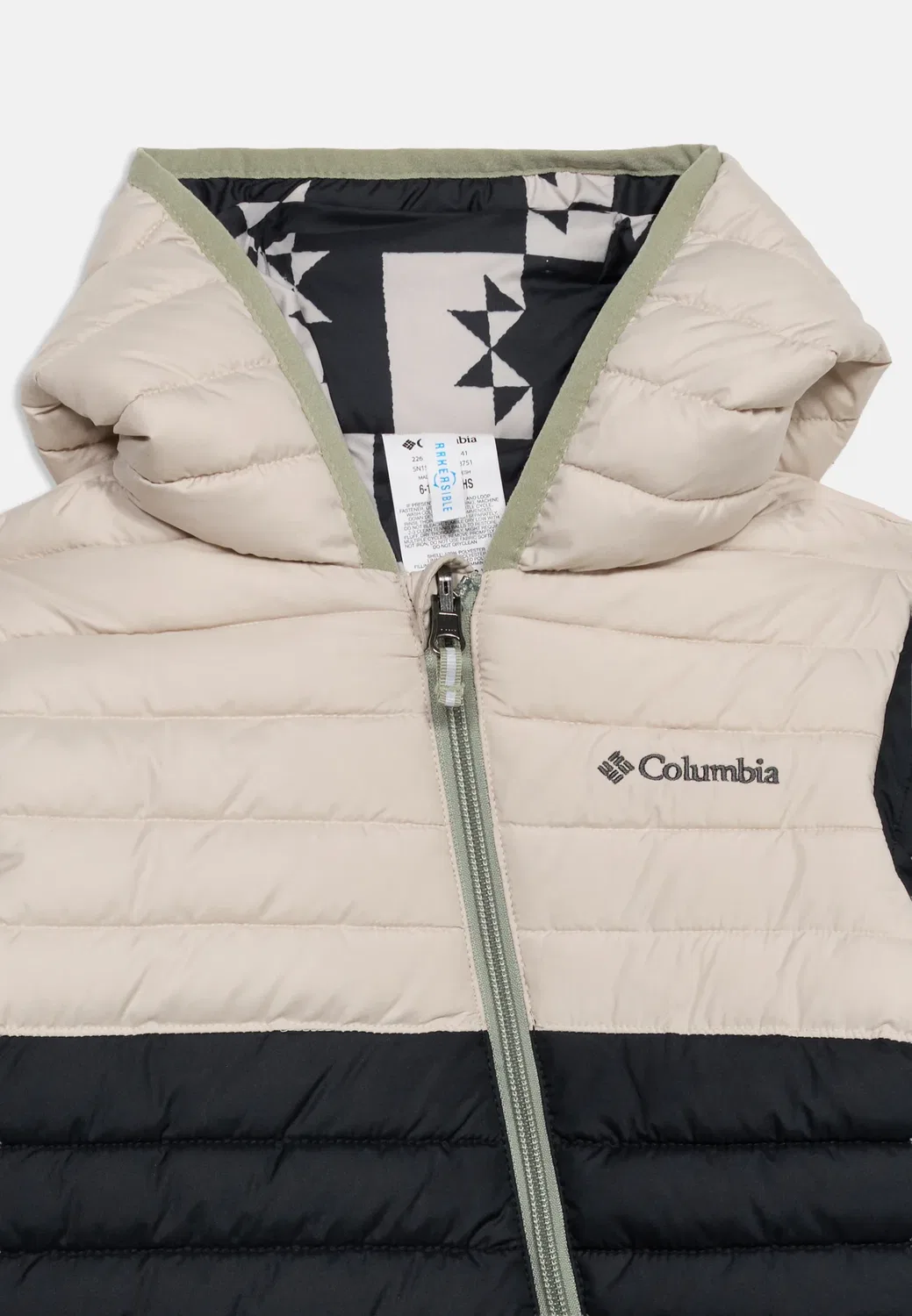 Унисекс комбинезон Powder lite Columbia, Black/Dark Stone — фото 4