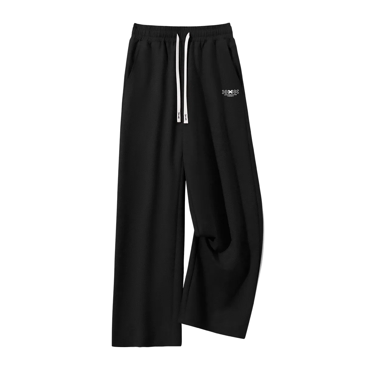 Детские спортивные штаны с логотипом MINISO, Черный Racing White Pants Logo